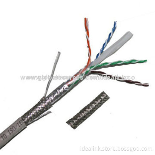 LAN Cable with Foam and Skin PE Insulation, Supports Various Conductor Materials